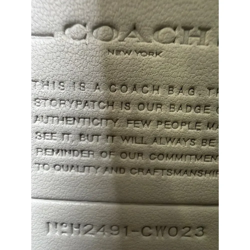 Coach Andrea Metallic Silver Smooth Leather Small Shoulder Bag CW023 NWOT